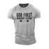 Men's God First Workout Second Cotton T-Shirt
